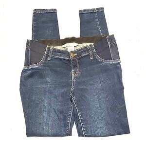 Liz Lange Maternity Medium Dark Denim Skinny Jeans Women's Maternity XS